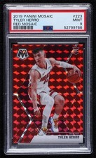 2019-20 Panini Mosaic Rookies Red Prizm Tyler Herro #223 PSA 9 MINT 2l4