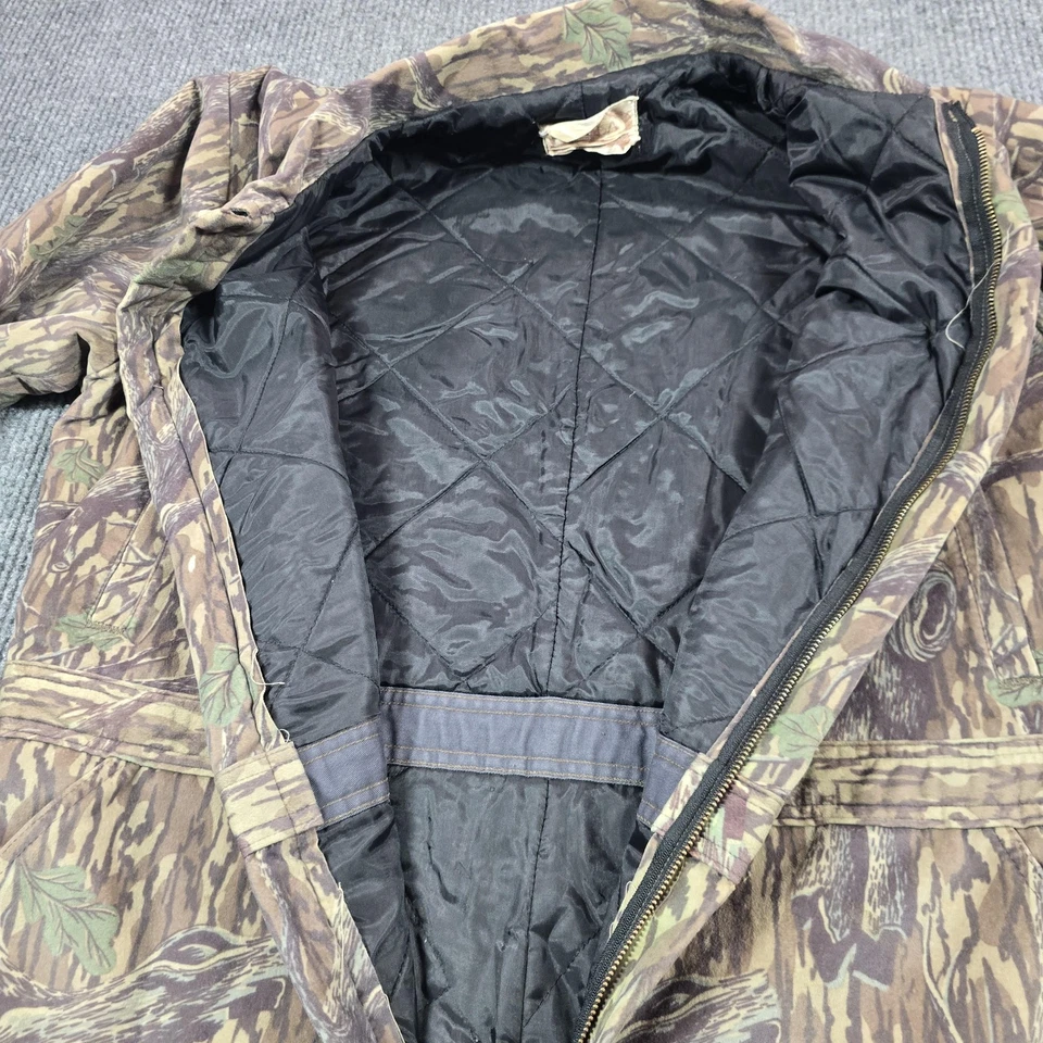 Mono de Colección Roble Mossy Para Hombres XL Camuflaje Aislado Acolchado Forrado Caza Foto 2 de 4