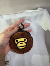 BAPE Baby Milo Keychain Plush Pochette   A Bathing Ape Mini Bag Charm - NWT