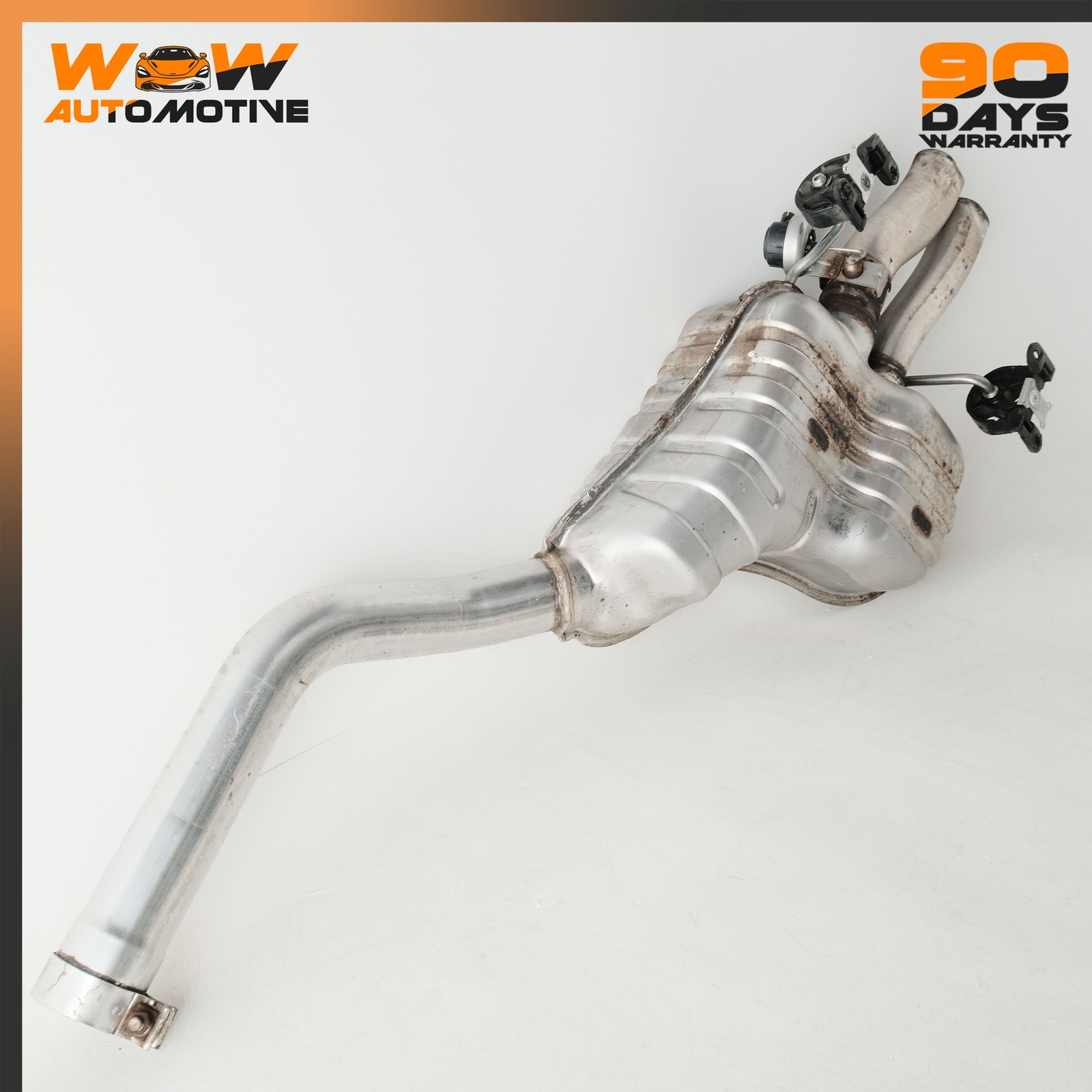 06-13 BENTLEY CONTINENTAL FLYING SPUR REAR LEFT RIGHT EXHAUST MUFFLER SET OEM