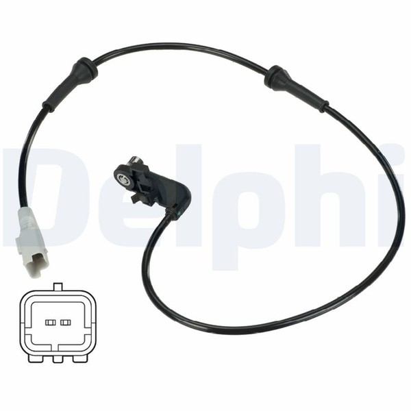 ABS Sensor Raddrehzahl Delphi SS20345 FüR Peugeot SW 3E CC 307 3A Break 3H 3B-image