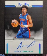 Ausar Thompson 2024-25 Panini Noir Auto Noir Color 22/99 #ANC-AUS
