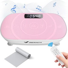 MERACH Vibration Plate Exercise Machine - Whole Body Workout - Bluetooth Speaker