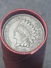 Amazing Au 1962 &1959 Indian Head Penny Ends Of Lincoln Wheat Cent Roll