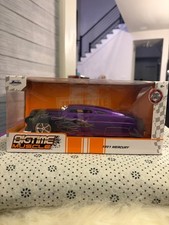 Jada Bigtime Muscle 1951 Mercury Diecast 124 Purple With Flames Collectible