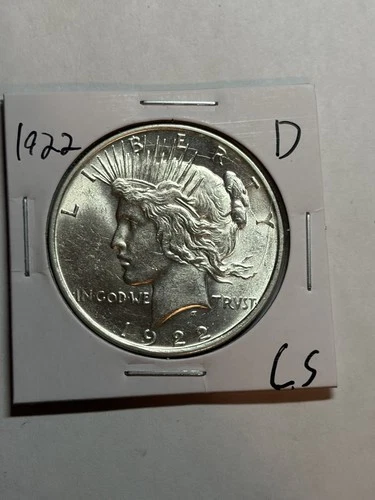 1922 D Peace Silver Dollar UNC Tougher Date