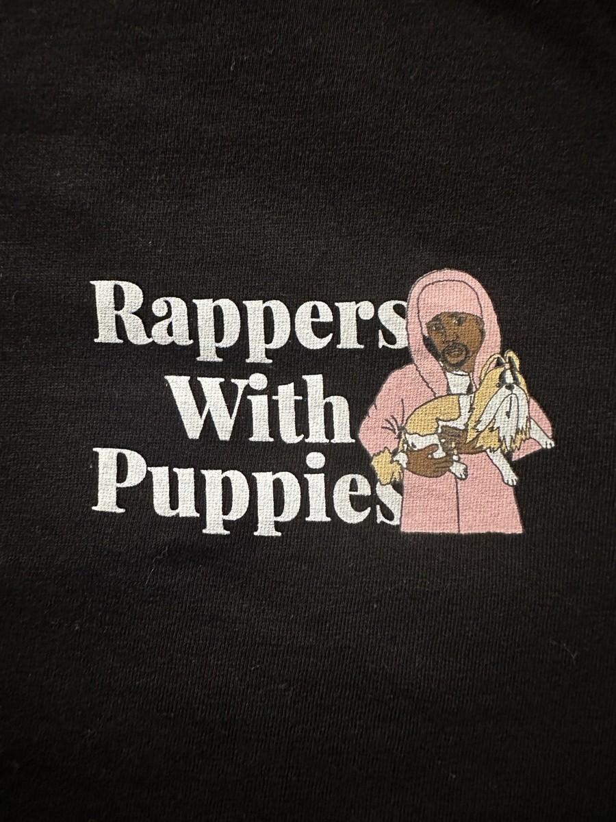 Rappers With Puppies Dog Limited Drake 21 Savage, Black T-Shirt