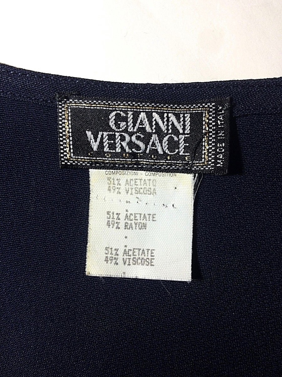 GIANNI VERSACE COUTURE VINTAGE '97 RAYON SLITS TANK CAMI TOP U
