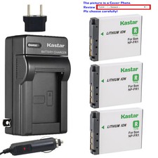 Kastar Battery AC Charger for Sony NP-FR1 Sony Cyber-Shot DSC-P200/B Camera