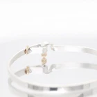 Tiffany & Co Bangle Bracelet Hook Eye Wire Ag925 K18YG Women Used