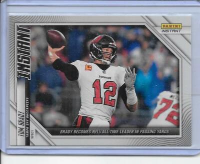 2021 Panini Instant TOM BRADY Passing Yards Record Tampa Bay Buccaneers /1050