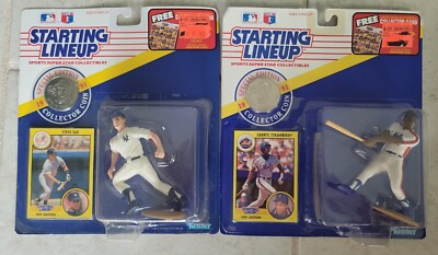 STEVE SAX NEW YORK YANKEES STARTING MLB 1991 DARRYL STRAWBERRY METS FIGURES! r17