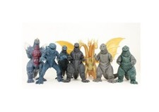 Bandai,Hyper Godzilla 1998 ,"All 8 Figures Full Set"