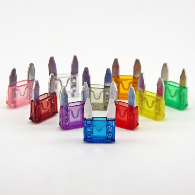 Mini Blade Fuse LOT APM ATM 2 - 3 - 4 - 5 - 10 - 15 - 20 - 25 - 30 - 35 - 40 Amp