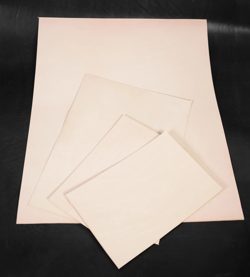 Pflanzlich gegerbtes punzierbares Rindsleder Blankleder Ecopelle 1,2-1,4 mm #vik - Bild 4 von 4