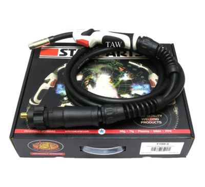 Starparts Titanium Mig Torches T150, T250, T360 Length 3, 4 or 5 Metre