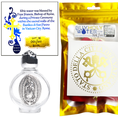 #ad The ONLY Pope Francis Blessed Holy Water on Earth lWater Virgin Mary Vials $11.66