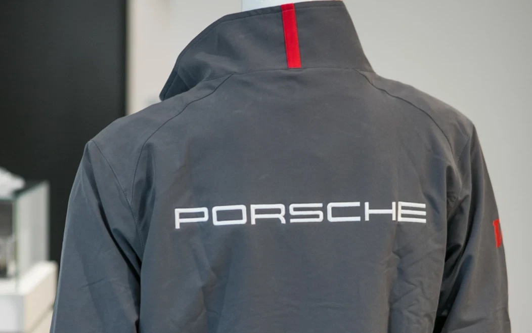 Porsche Driver’s Selection Mens MD Softshell Jacket- Rennsport Reunion VI - EUC!