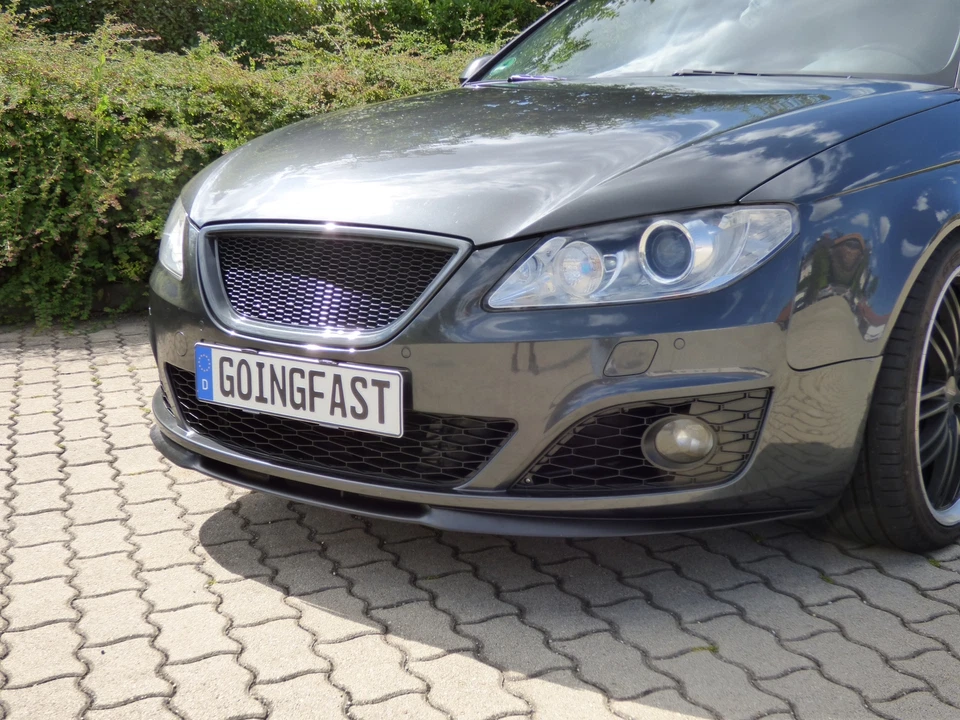 Para Seat Exeo alerón delantero labio faldón delantero labio delantero 2008-2013 - Imagen 4 de 4