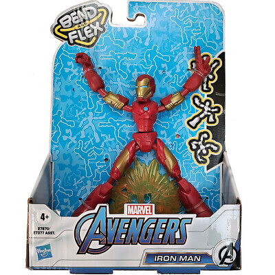 Iron Man Bend & Flex Spielzeug Actionfigur 6'' Superheld Tony Stark Marvel Avengers