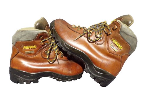 Asolo AFX 535 Hiking Boots Mens 9.5 Brown Leather Waterproof‎ Trail Trekking Asolo AFX 535 Women main image 4