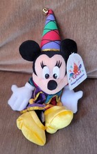Disney Tokyo Disneyland 15 Years Celebration Minnie Mouse Bean Bag Jester New