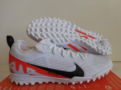 NIKE MERCURIAL VAPOR 15 PRO TF ''TURF'' BRIGHT CRIMSON RED-WHT SZ 7.5 [DJ5605-600]