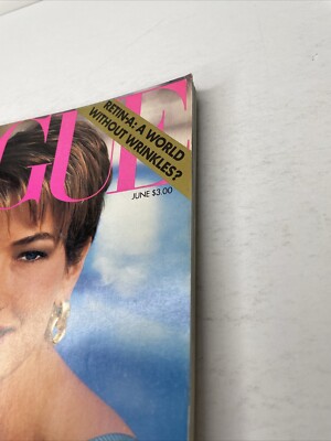 1991 JUNE VOGUE MAGAZINE - Tatjana Patitz Cover | eBay