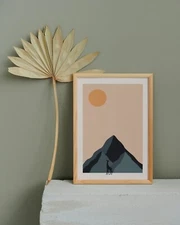 Colorful Abstract Wall Art Image Clip Art Sublimation Design Digital Download