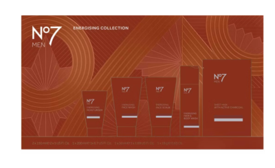 No7 Men Energising Collection 5 Piece Gift Set Hair & Body FACE