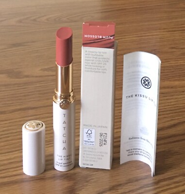 Exp 2026-06 TATCHA The Kissu Lip Tint SPF 25 PLUM BLOSSOM 0.14 oz/4 g NIB Note