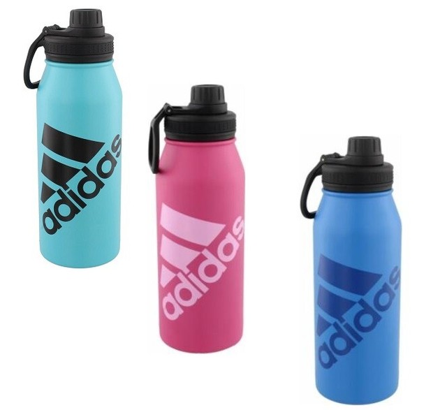 NEW Original Adidas 1Liter Stainless Steel Traveling/Exercise Water