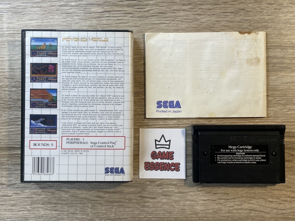 Psychic World sur Master System