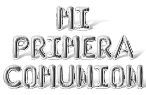 MI PRIMERA COMUNION Letter Balloon Banner - First Communion Ceremony Decorations - Picture 41 of 55