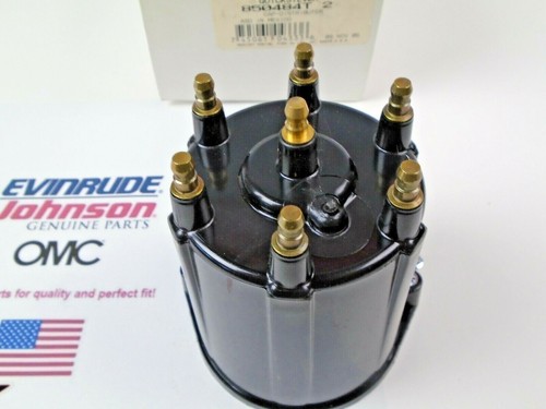 Quicksilver 850484T 2 distributor Cap Only V-6 Mercury Marine ( OMC Box-1) - Foto 2 di 4