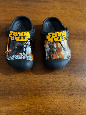 Crocs star wars kids boys girls size 8