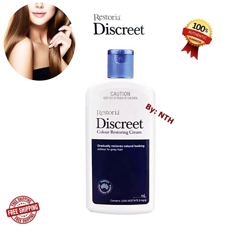 Restoria Discreet hair colour restoring cream change gray hair to