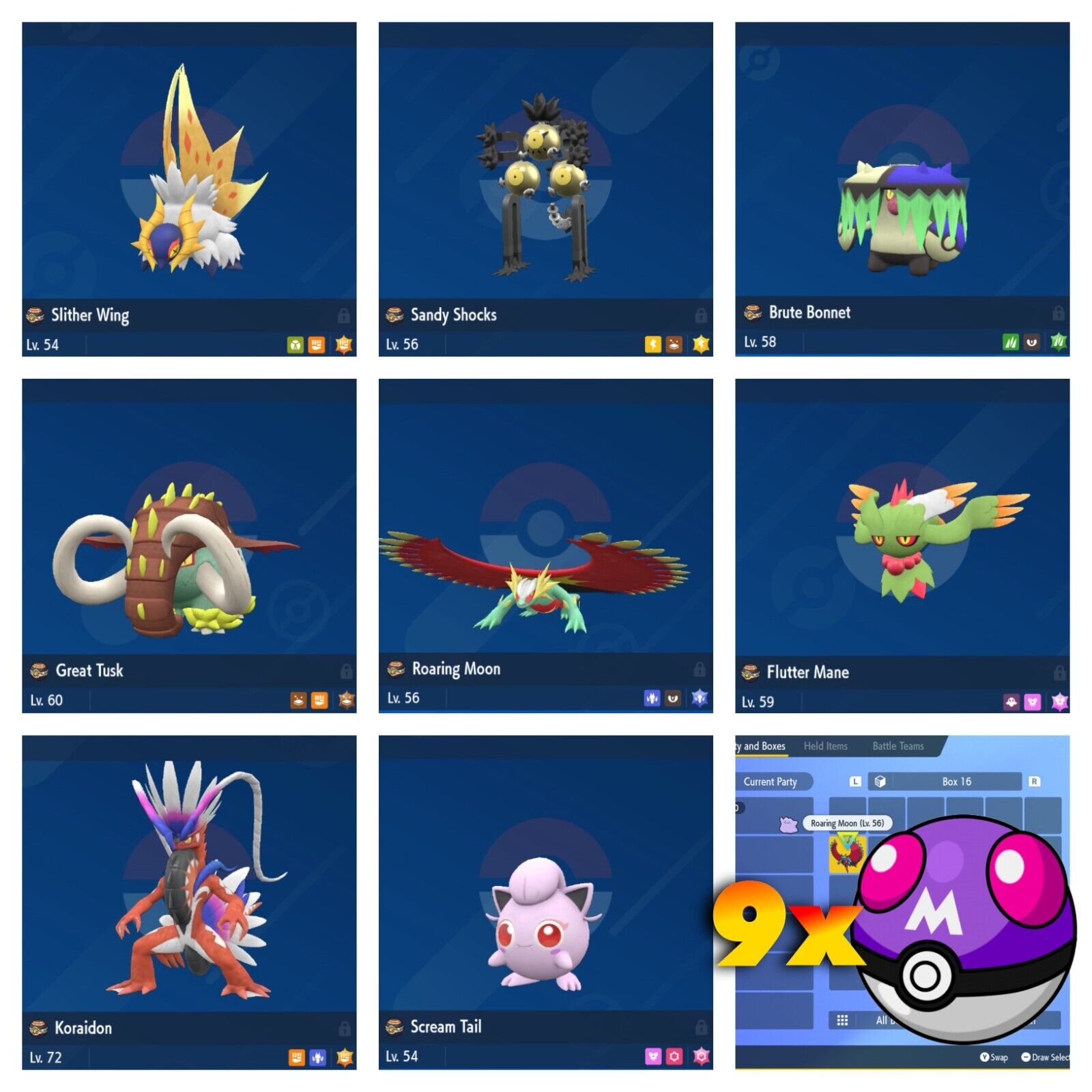 Pokemon Scarlet and Violet Legendary, Paradox, and Gift Pokemon Locations