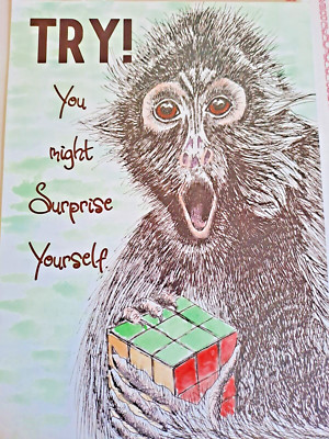 Kunst Poster A3 Druck Spinne Affe Motivation Inspirierend Jesamine James