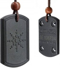 Emf Protection Volcanic Stone Energy Protection Necklace 42x22Mm 