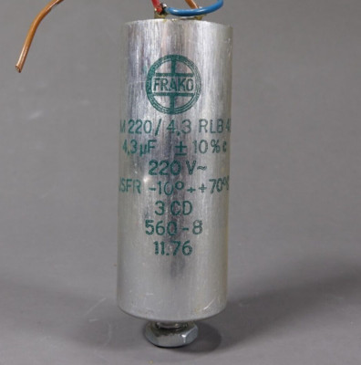 Tandberg TD-20A Reel to Reel Part - 4.3mF 220V. Capacitor