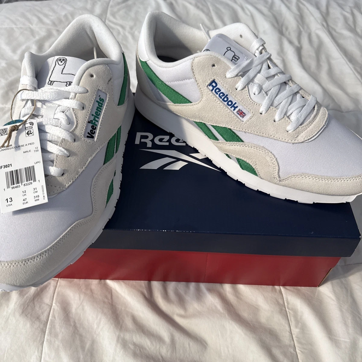 Reebok VeeFriends Aspiring Alpaca Classic Nylon Dead Stock Men’s 9 NIB Size 9 - VeeFriends x Reebok Classic Nylon Aspiring Alpaca  main image 2