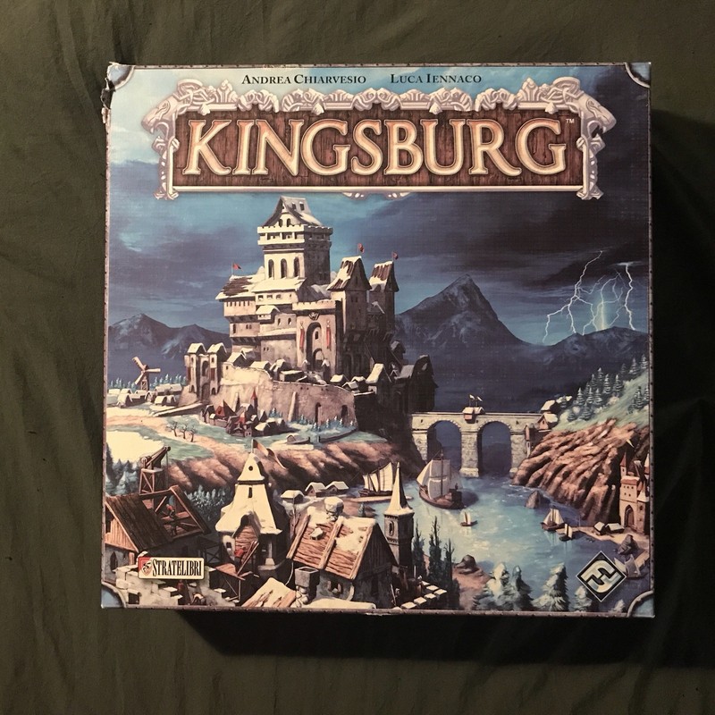 Kingsburg Board Game Fantasy Flight Games COMPLETE