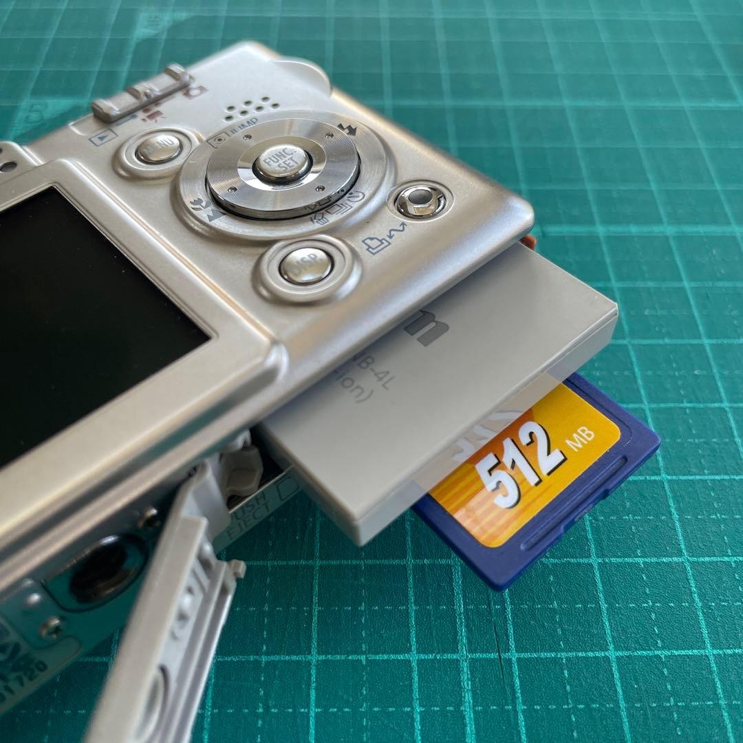 Canon IXY DIGITAL 55 Silver Compact Digital Camera Tested Working