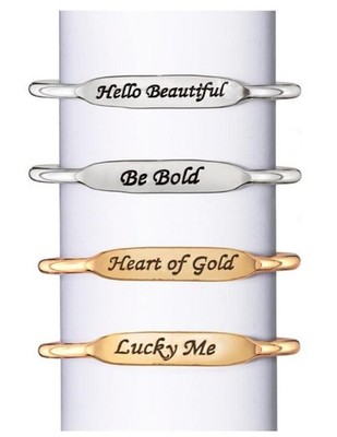 AVON I AM FABULOUS BRACELET ''LUCKY ME'' (Goldtone) ~ NEW SEALED!!!