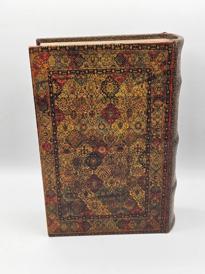 Декоративная антикварная вдохновленная секретная коробка для хранения искусственных книг с магнитной застежкой на подкладке - Изображение 4 из 4