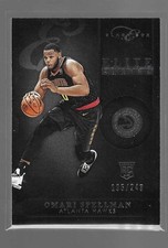 OMARI SPELLMAN 2018-19 PANINI CHRONICLES ELITE BLACK BOX ROOKIE CARD #310  /249