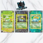 x3 Pokemon Bulbasaur Ivysaur Venusaur Base Set Extended Artwork Case