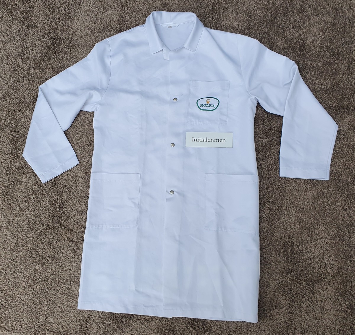 ROLEX watchmaker JACKET size 48 WHITE extremely RARE crown logo USED View 3