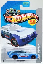 Hot Wheels HW Pursuit HW City 2013 Series - X1872 NRFP Light Blue 1:64
